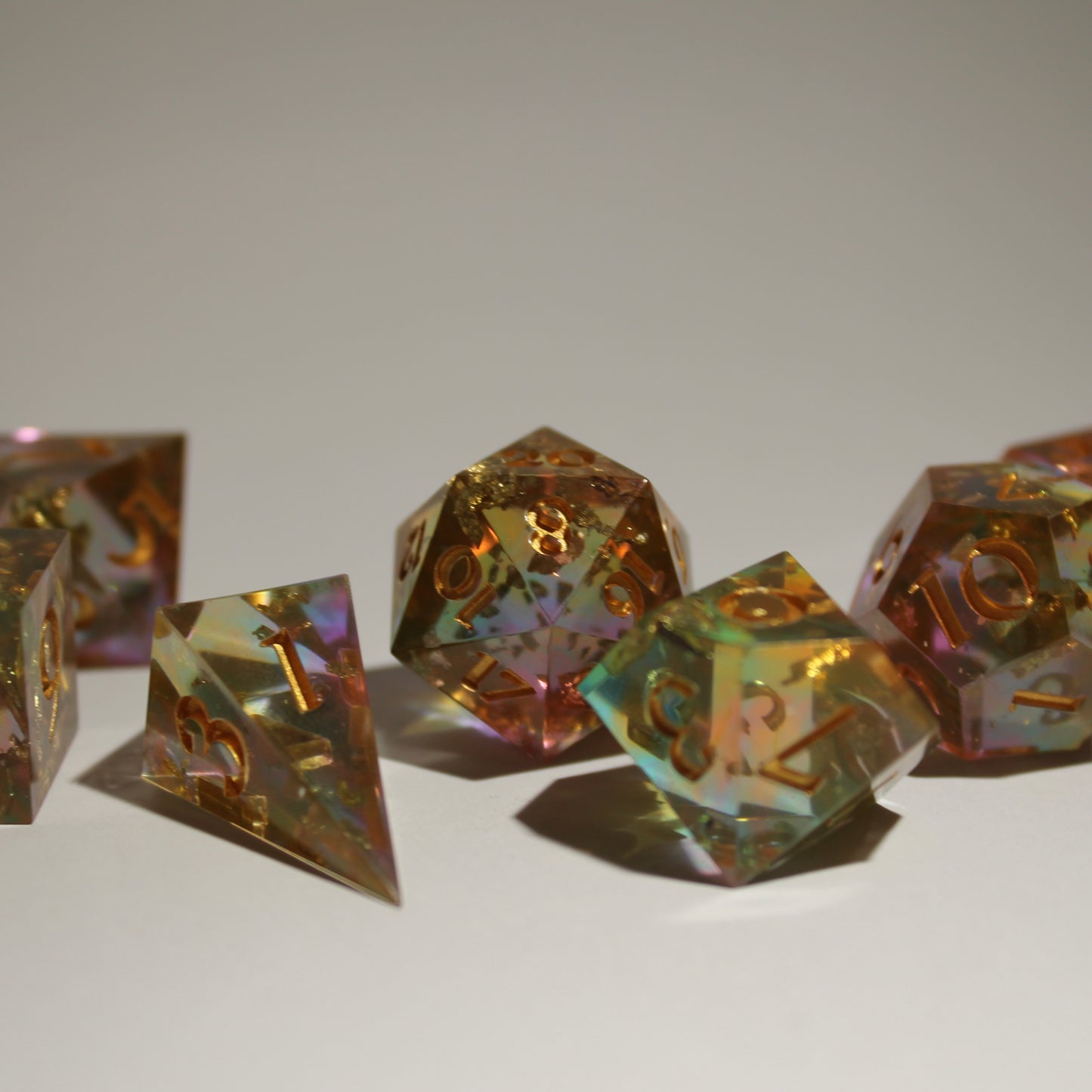 Refraction Rainbow Dice