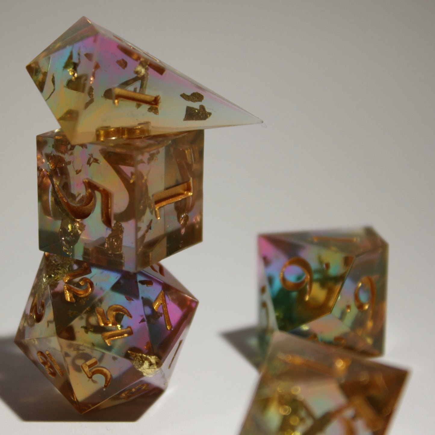 Refraction Rainbow Dice