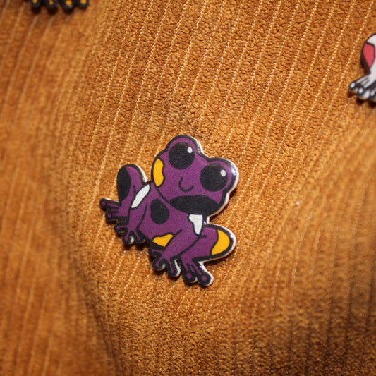 Non-Binary Frog Pin