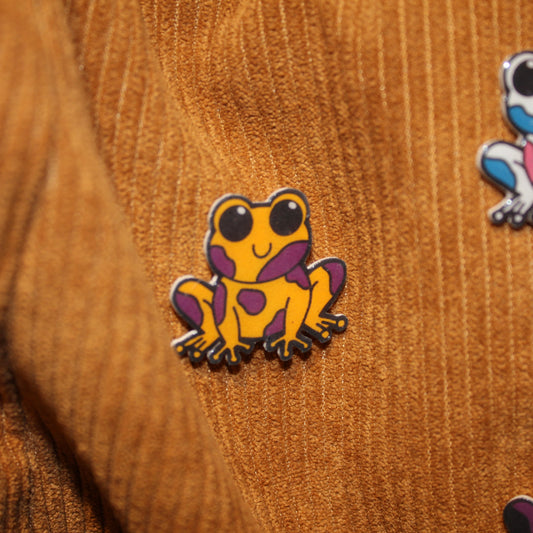 Intersex Frog Pin