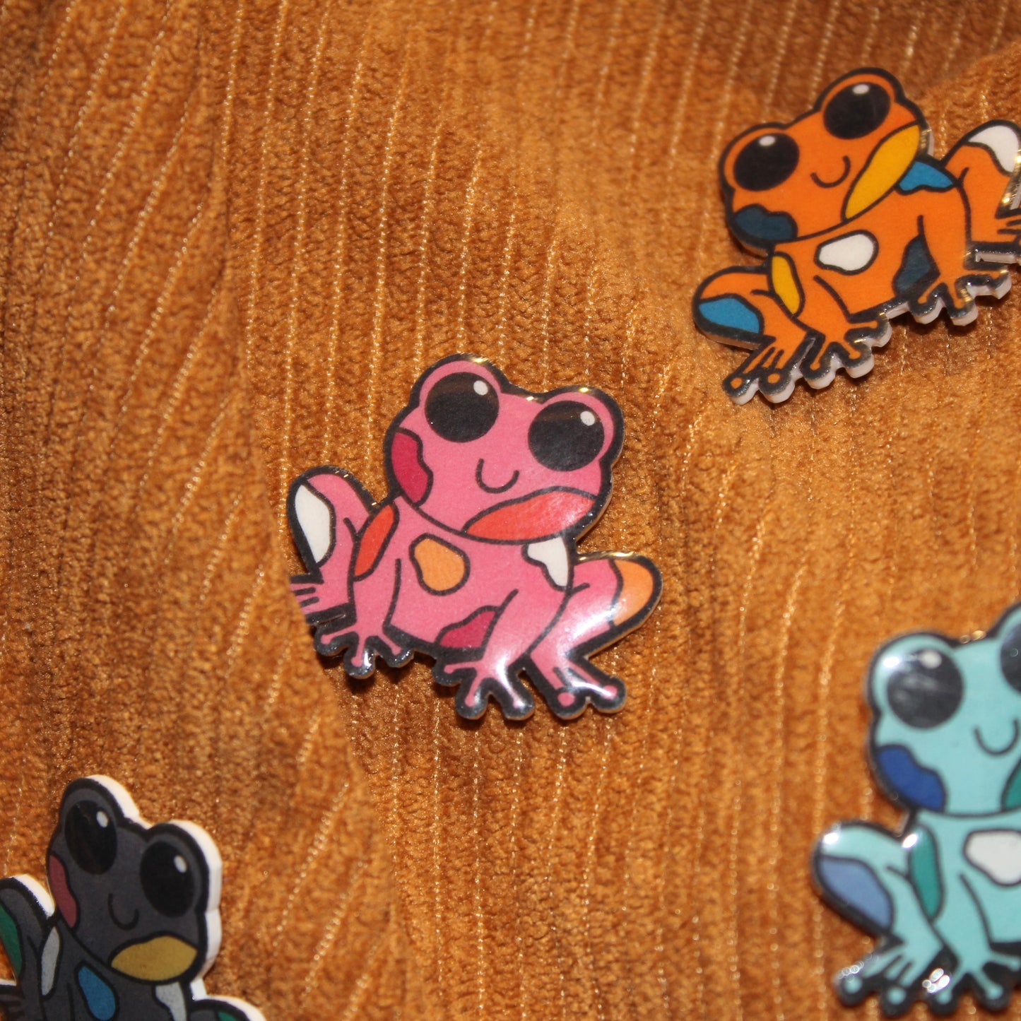Lesbian Frog Pin