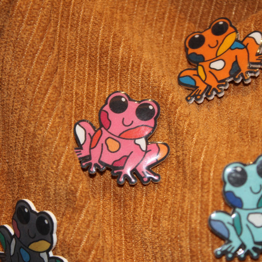 Lesbian Frog Pin