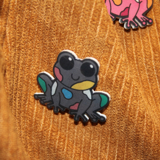 Disability Pride Frog Pin