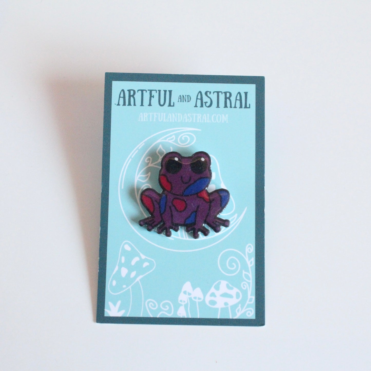 Bisexual Frog Pin
