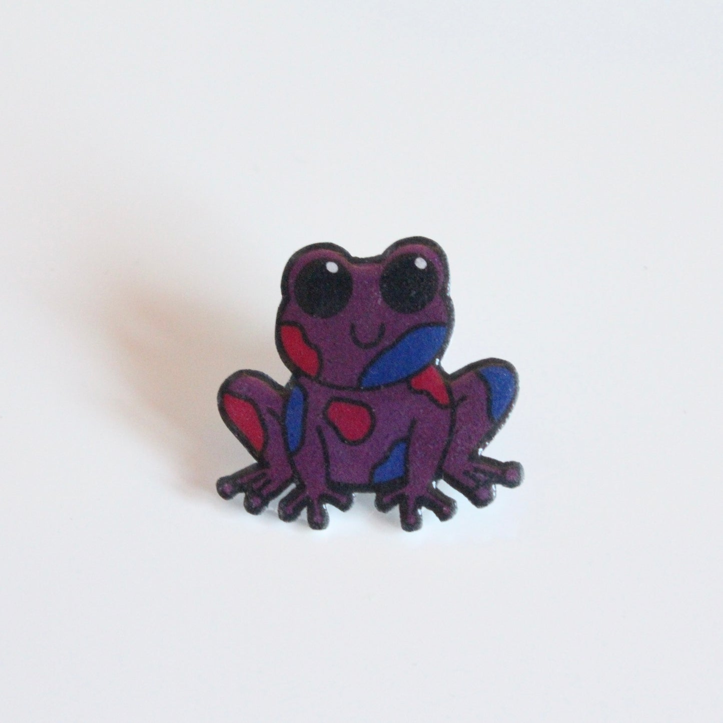 Bisexual Frog Pin