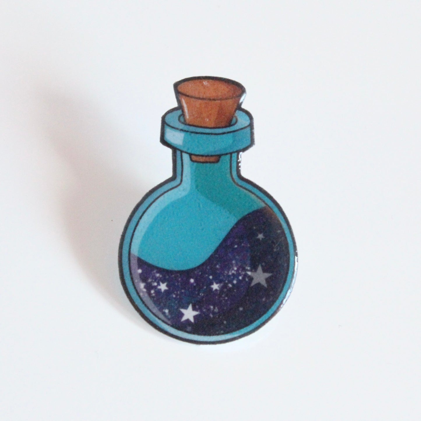 Space Potion Bottle Pin