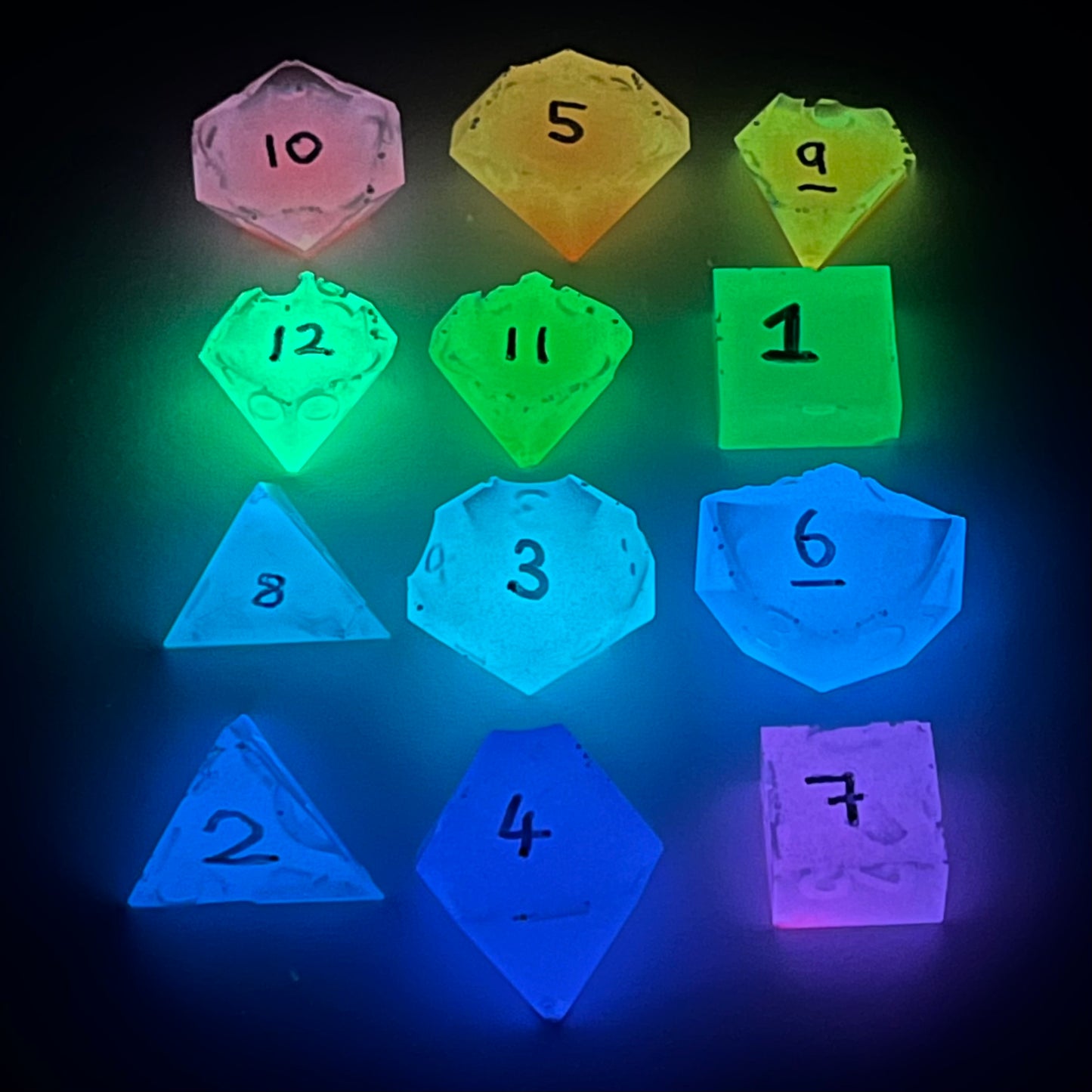 Glowing Radioactive Dice
