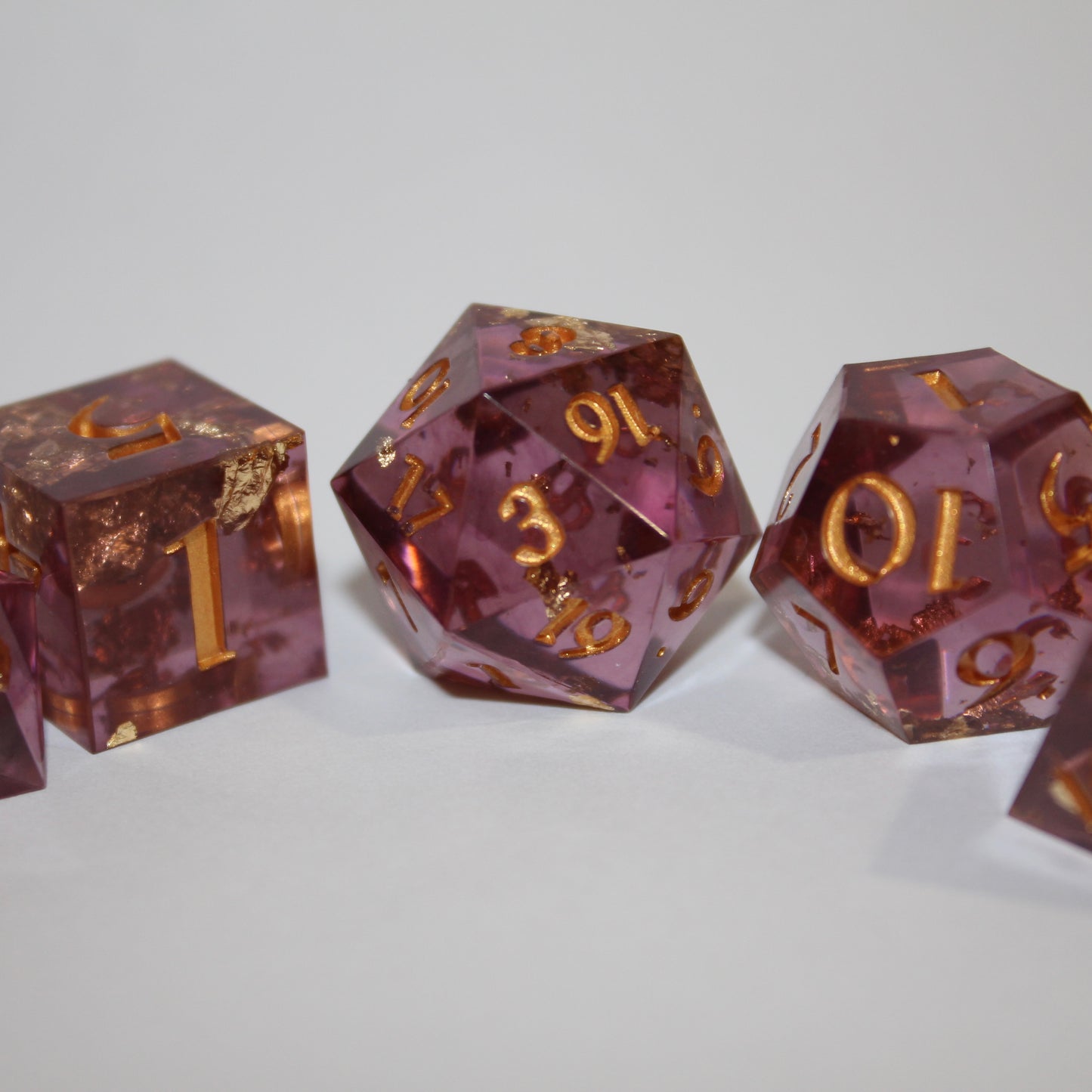 Amethyst Sparkle Dice
