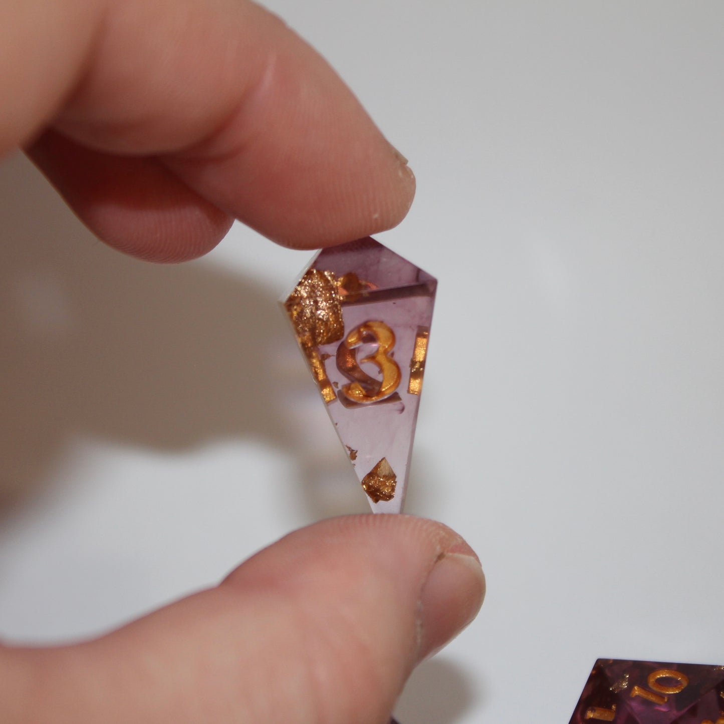 Amethyst Sparkle Dice