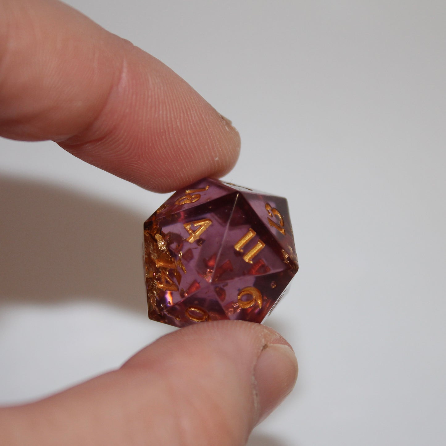 Amethyst Sparkle Dice