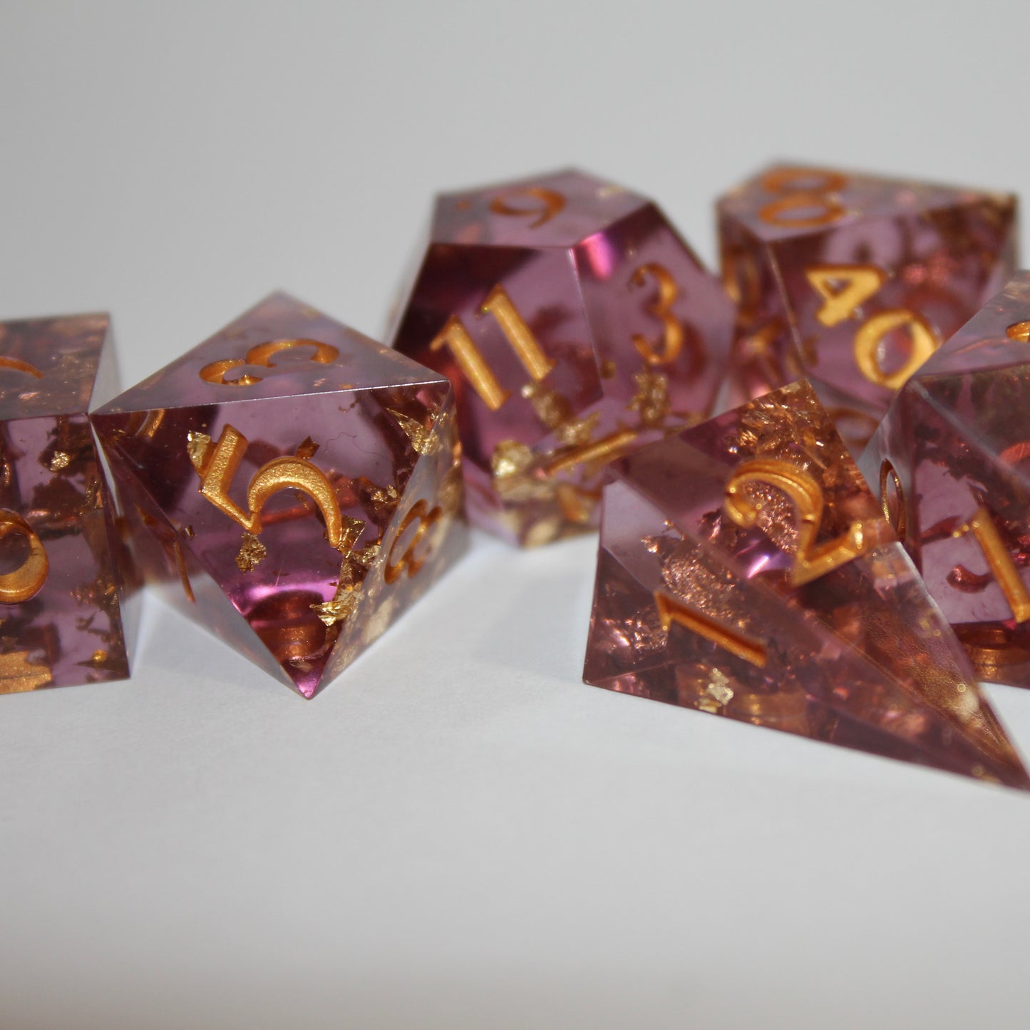 Amethyst Sparkle Dice