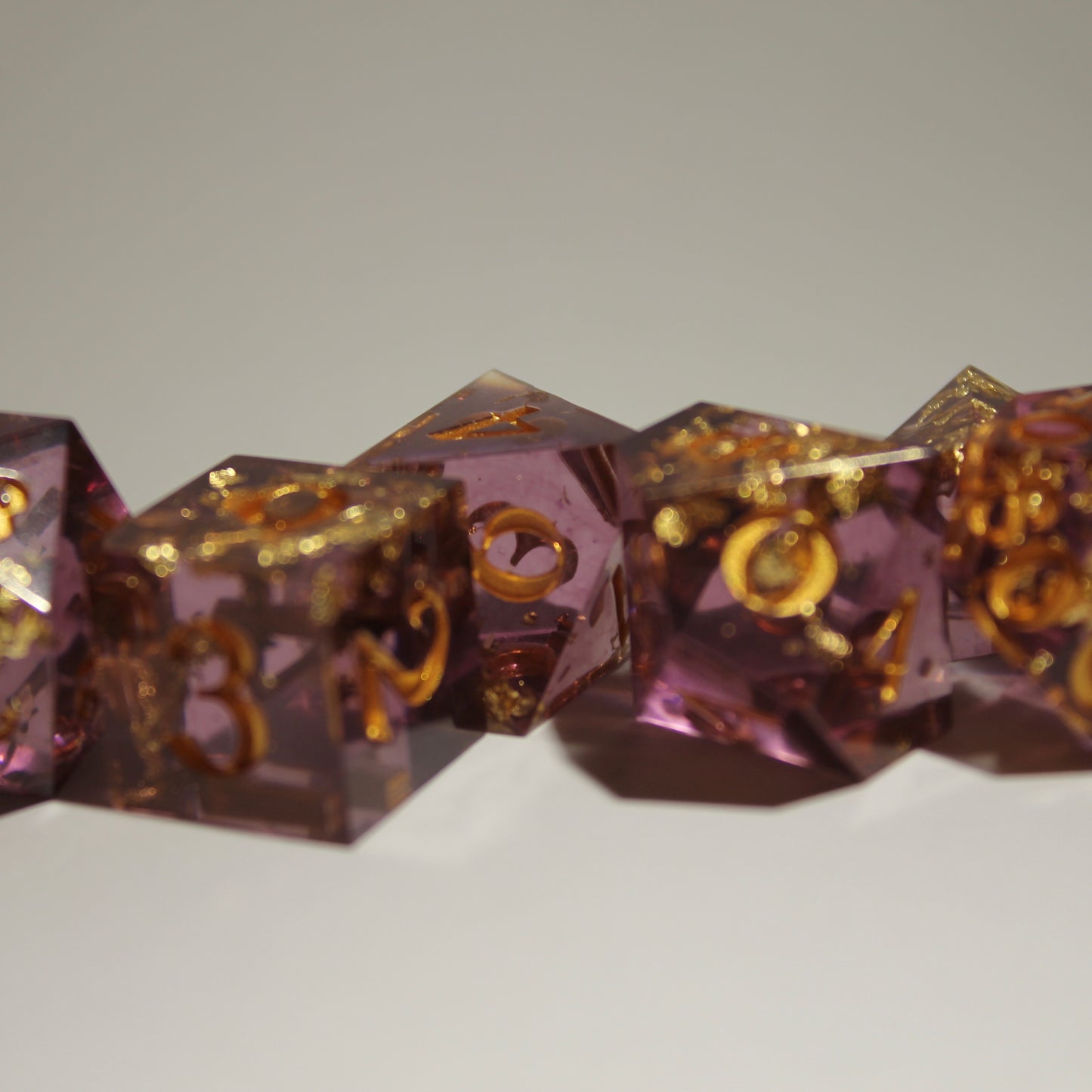 Amethyst Sparkle Dice
