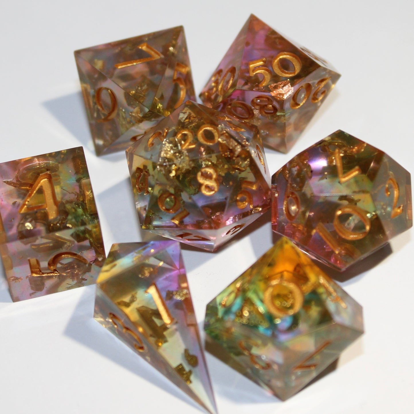 Refraction Rainbow Dice