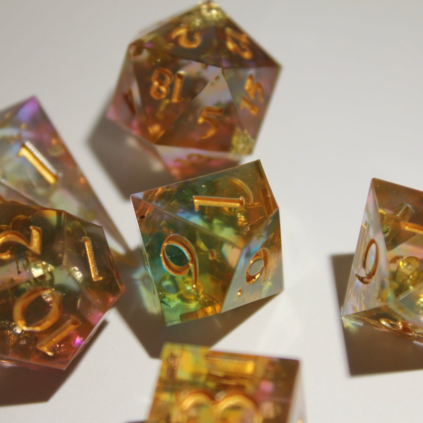 Refraction Rainbow Dice