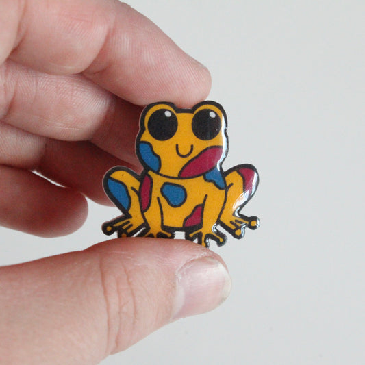 Pansexual Frog Pin