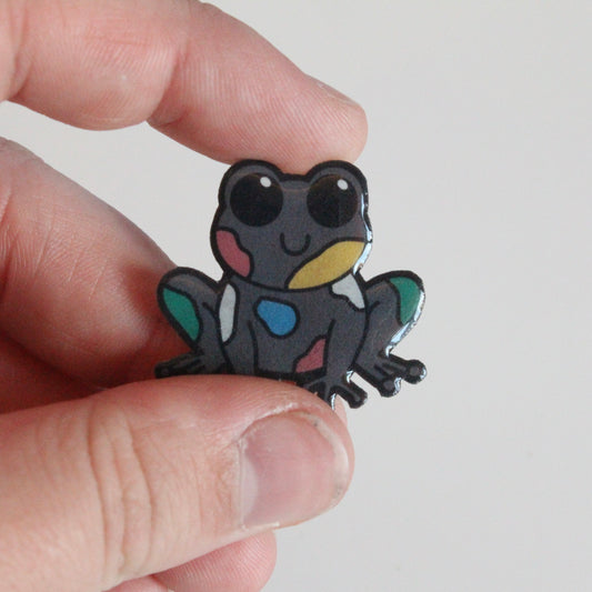 Disability Pride Frog Pin