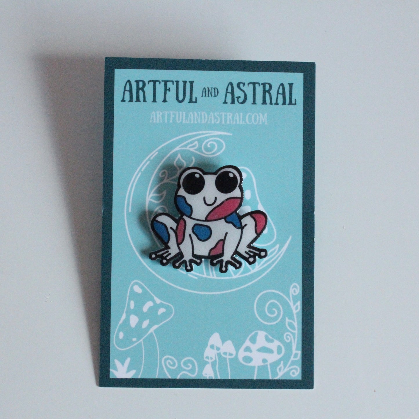 Transgender Frog Pin