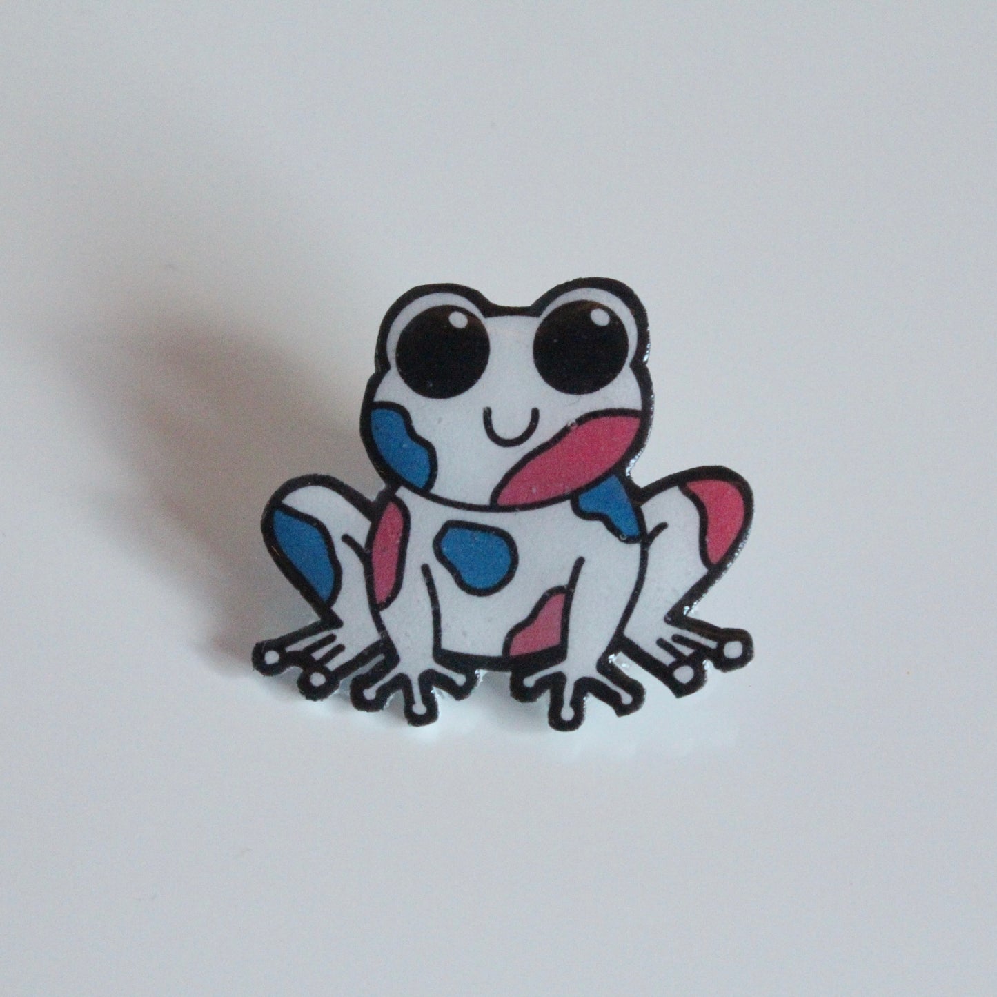 Transgender Frog Pin