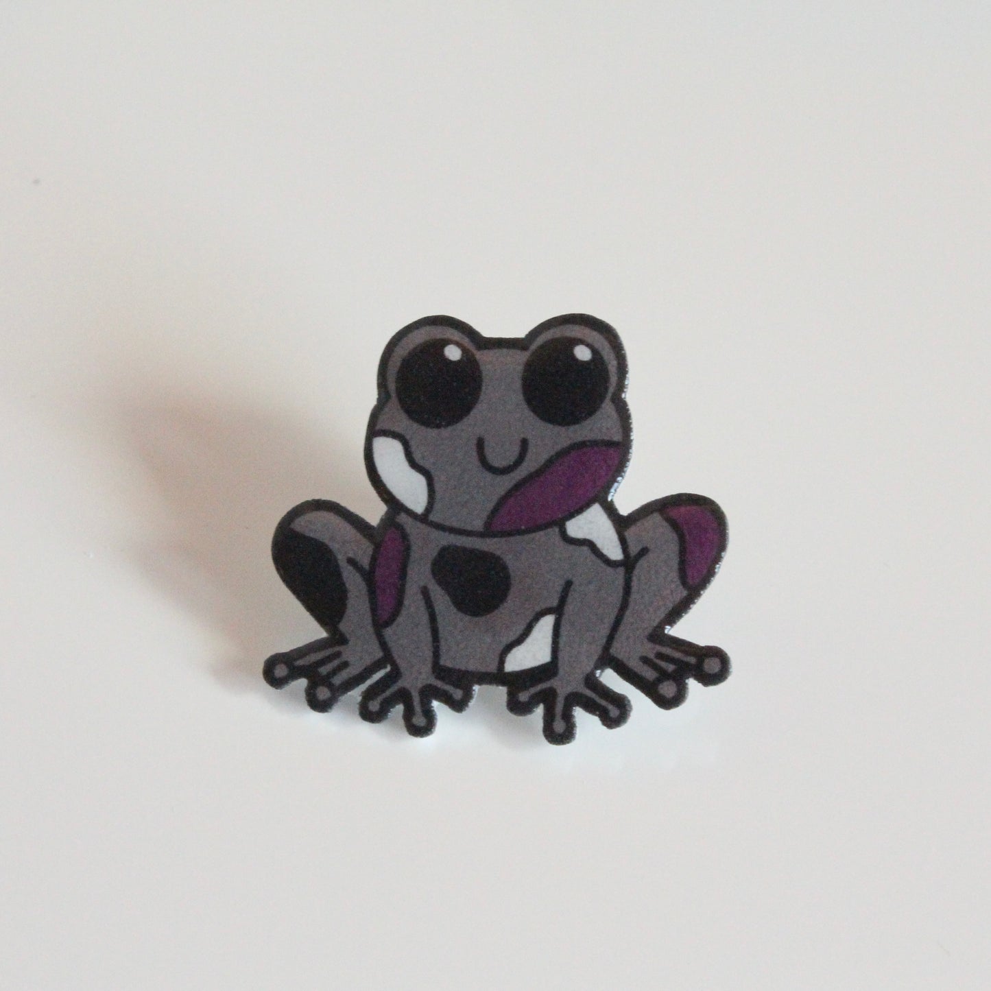Asexual Frog Pin