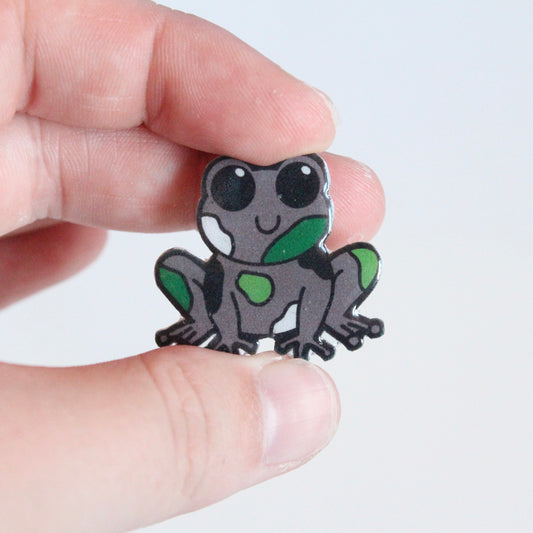 Aromantic Frog Pin