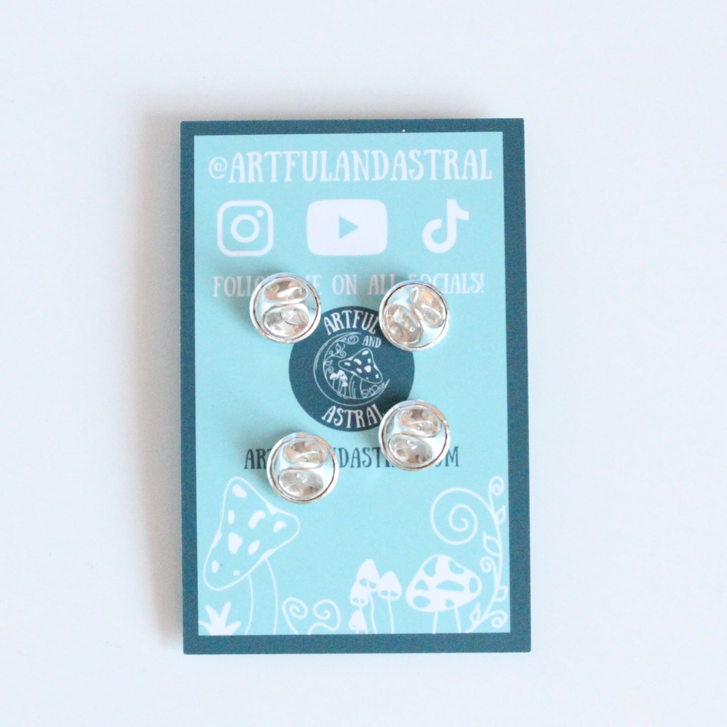 Mini Mushroom Pin Set