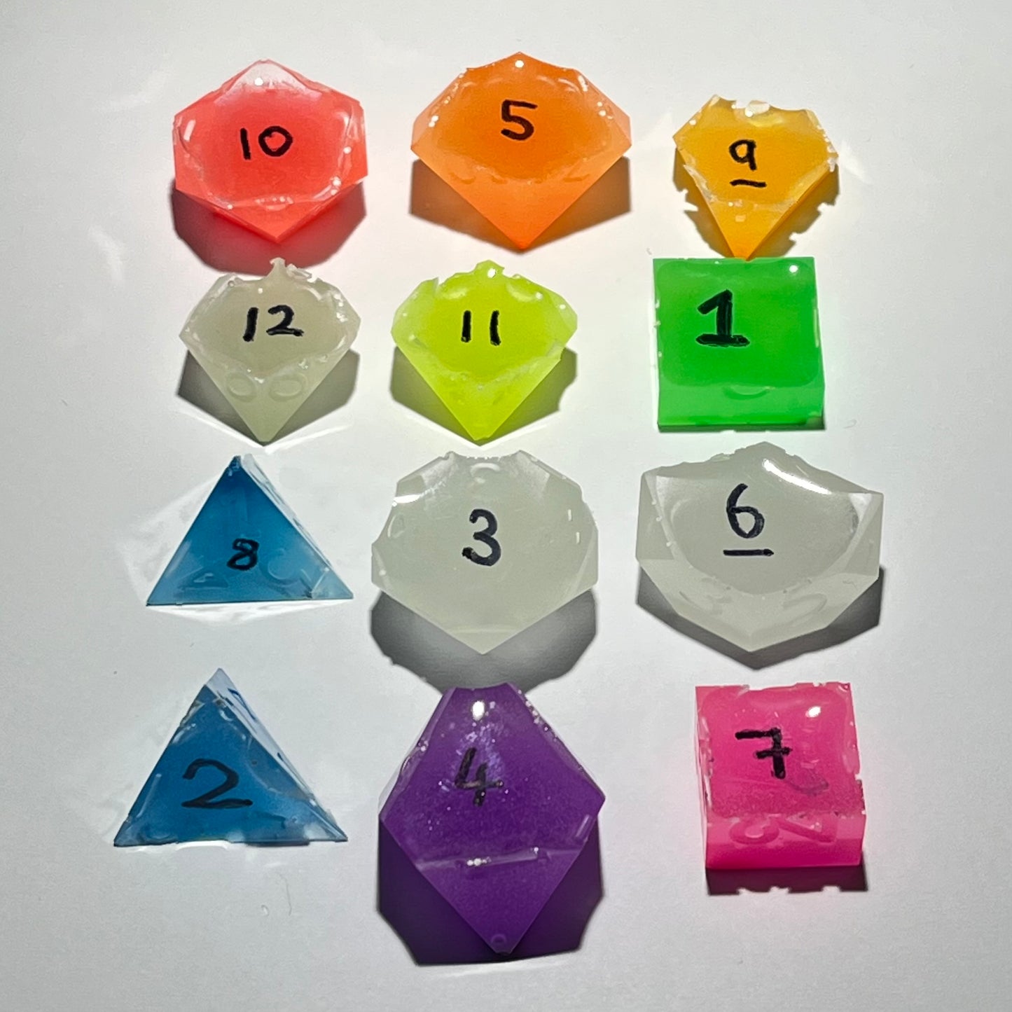 Glowing Radioactive Dice