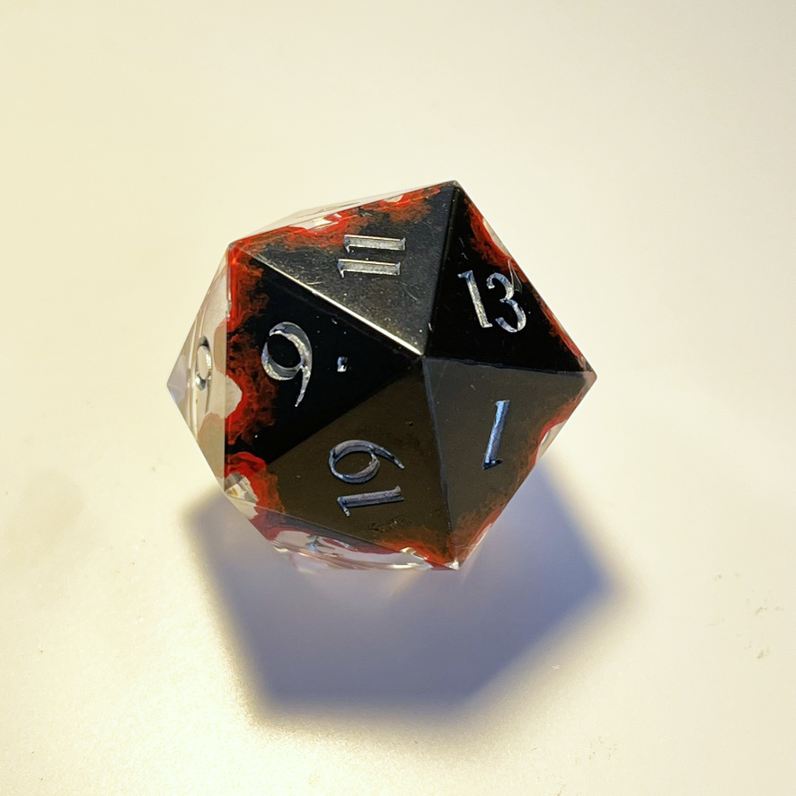 Cursed Liquid Core Chonk D20